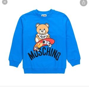 Boys moschino bear sweatshirt